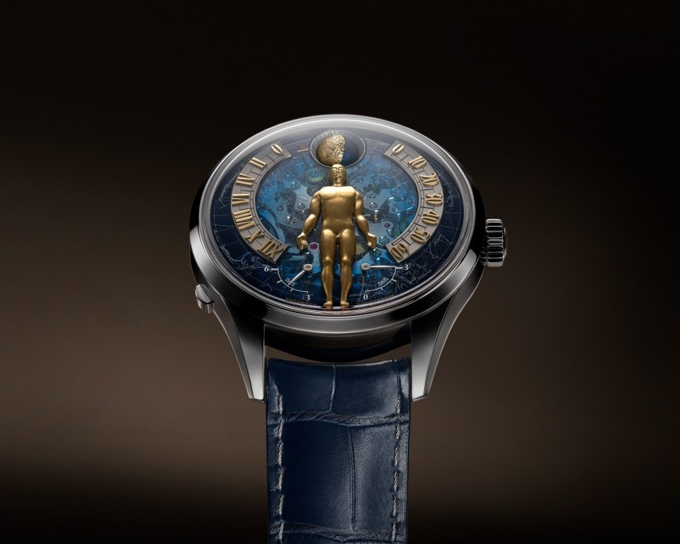 Alternative view - Packshot - Watch - Métiers d'Art Tribute to The Quest of Time - 43 mm White Gold with Alligator leather strap